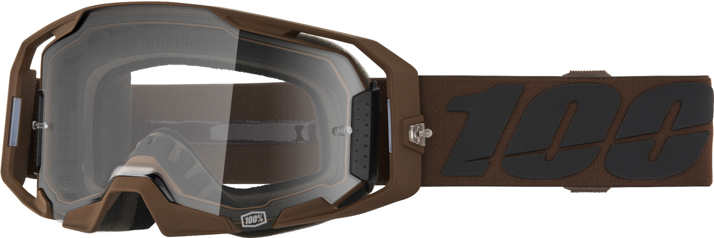 100 Percent Armatic Goggle with Salcedo Clear Lens - Model 50059-10016