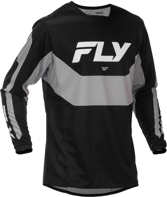 FLY RACING KINETIC JERSEY BLACK/GREY LG'LG