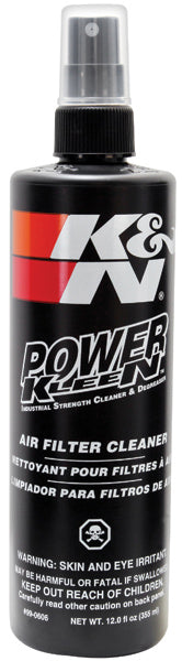 K&N Power Kleen Air Filter Cleaner, 12 oz, Part Number 99-0606