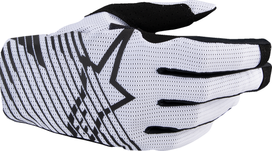 Alpinestars Radar Pro MX Gloves - White, 2XL - High-Performance Motorcycle Gloves with Touchscreen Compatibility