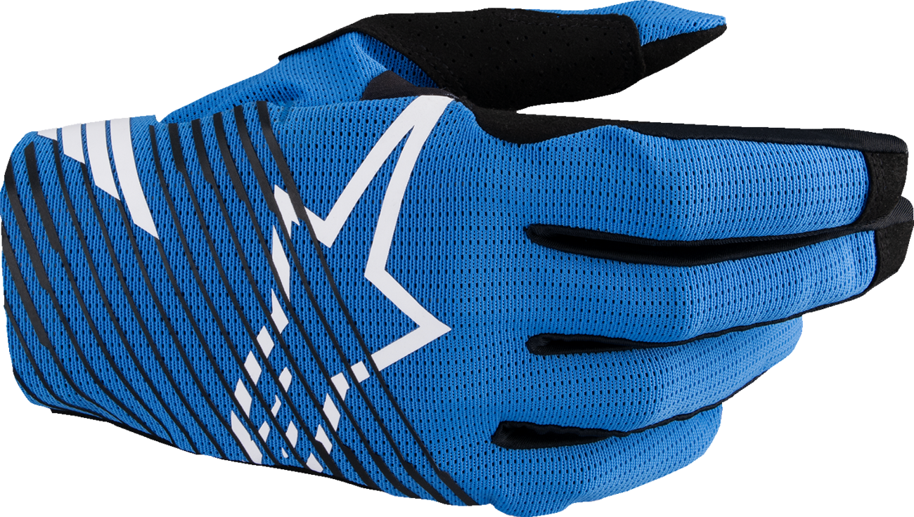 Alpinestars Radar Pro MX Gloves - Blue, Medium (Part Number 3560325-70-M)
