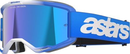 Alpinestars GOGGLES Vision 5 Blaze Blue Mirror Lens - Model 5102125-7271