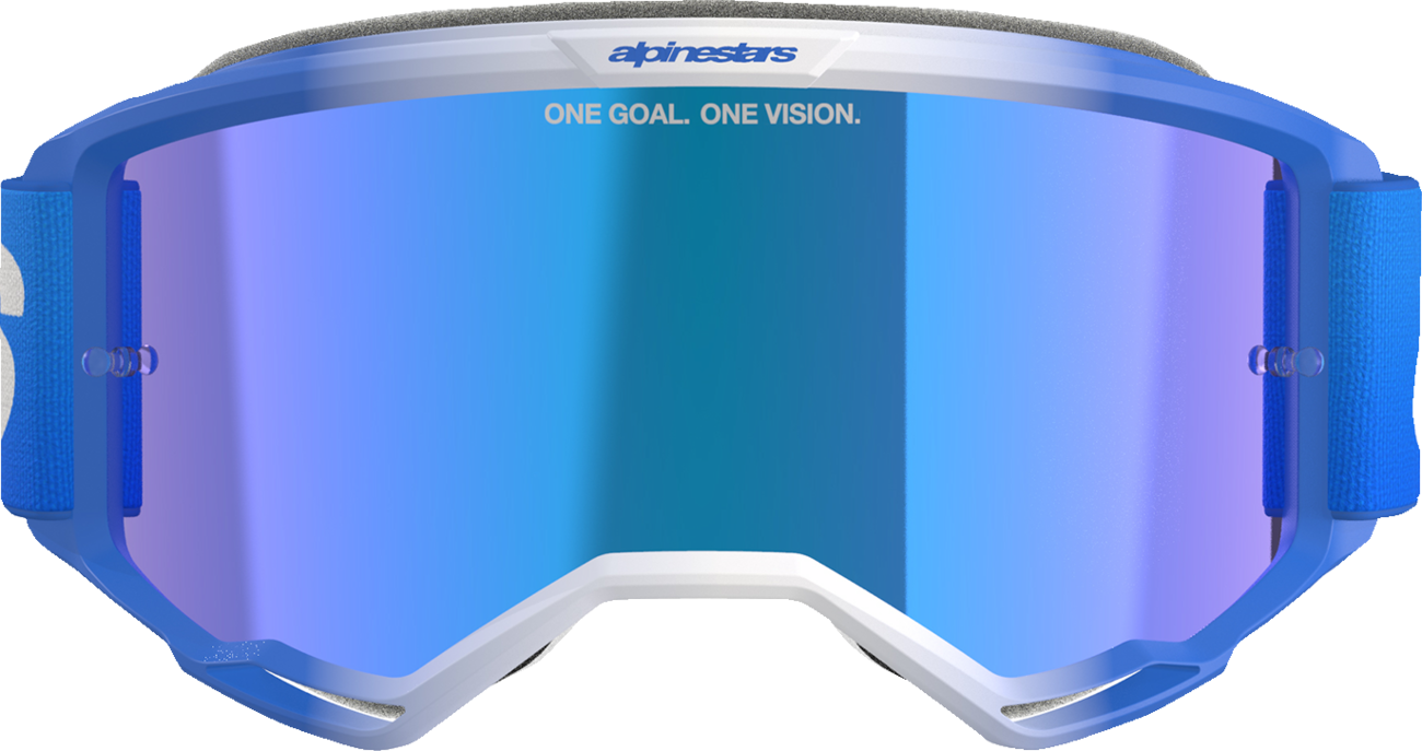 Alpinestars GOGGLES Vision 5 Blaze Blue Mirror Lens - Model 5102125-7271