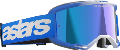 Alpinestars GOGGLES Vision 5 Blaze Blue Mirror Lens - Model 5102125-7271