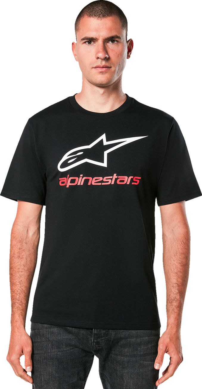 Alpinestars Always 2.0 CSF T-Shirt - Black, White & Red, 2XL - Part Number 1214-73106-1232-2X