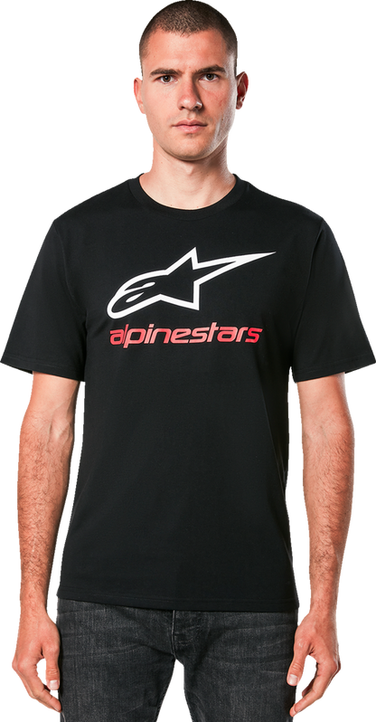 Alpinestars Always 2.0 CSF T-Shirt - Black, White & Red, 2XL - Part Number 1214-73106-1232-2X