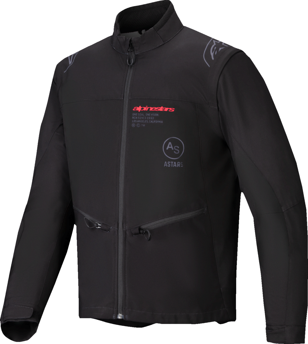 Alpinestars Lite-Dura Softshell Jacket - Black, Medium (Part #3700225-10-M)