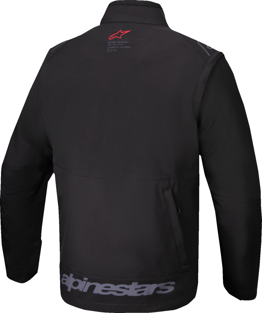 Alpinestars Lite-Dura Softshell Jacket - Black, Medium (Part #3700225-10-M)