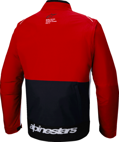 Alpinestars Lite-Dura Softshell Jacket - Black/Red/White, Large - Part Number 3700225-1342-L