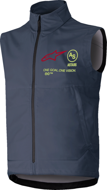 Alpinestars Techstar Softshell Vest 3XL - Gray with Windproof Design and Adjustable Fit