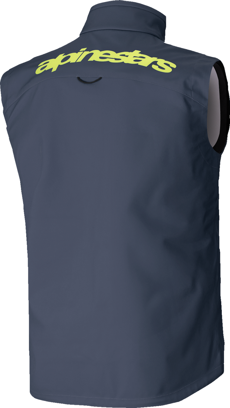 Alpinestars Techstar Softshell Vest 3XL - Gray with Windproof Design and Adjustable Fit