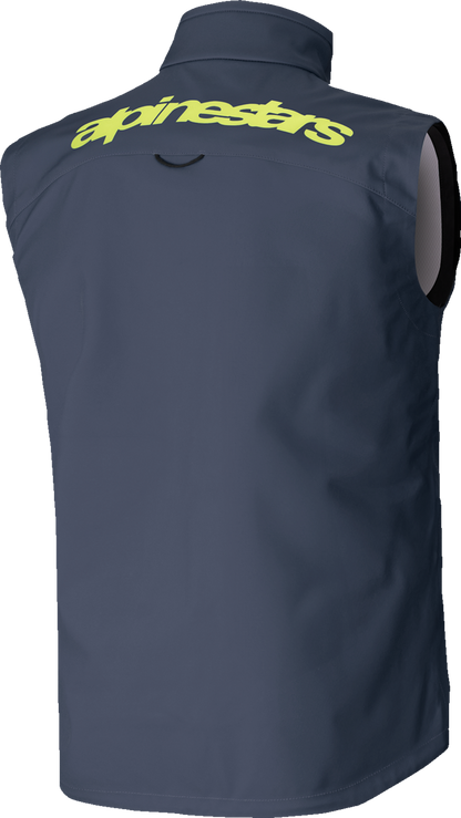 Alpinestars Techstar Softshell Vest 3XL - Gray with Windproof Design and Adjustable Fit