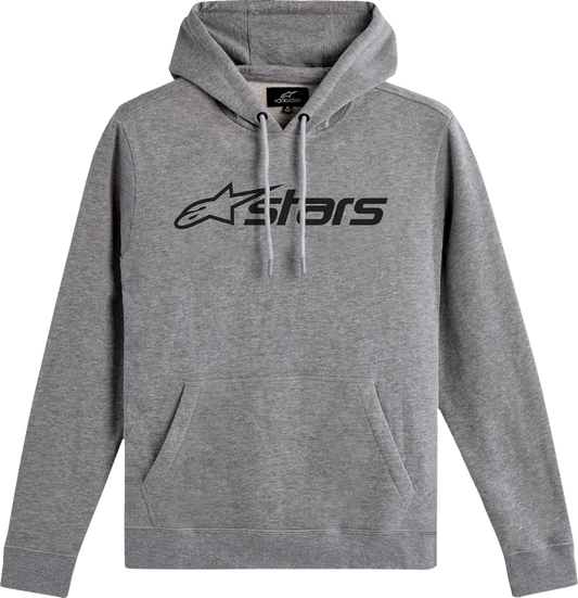 Alpinestars Blaze V3 Pullover Hoodie Heather Gray/Black XL - Comfortable Hooded Fleece with Blaze 2.0 Logo