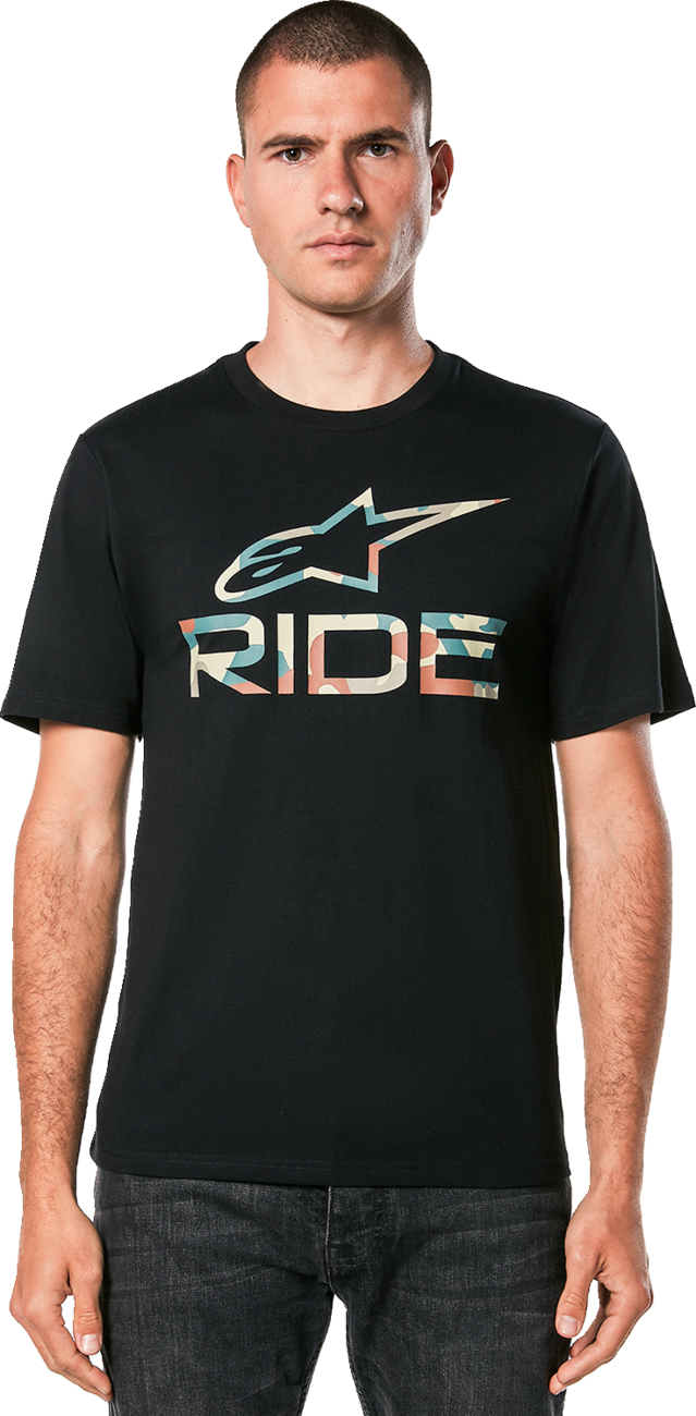 Alpinestars Ride 4.0 CSF T-Shirt - Camo Black - 2XL (Part Number 1214-73114-10-2X)