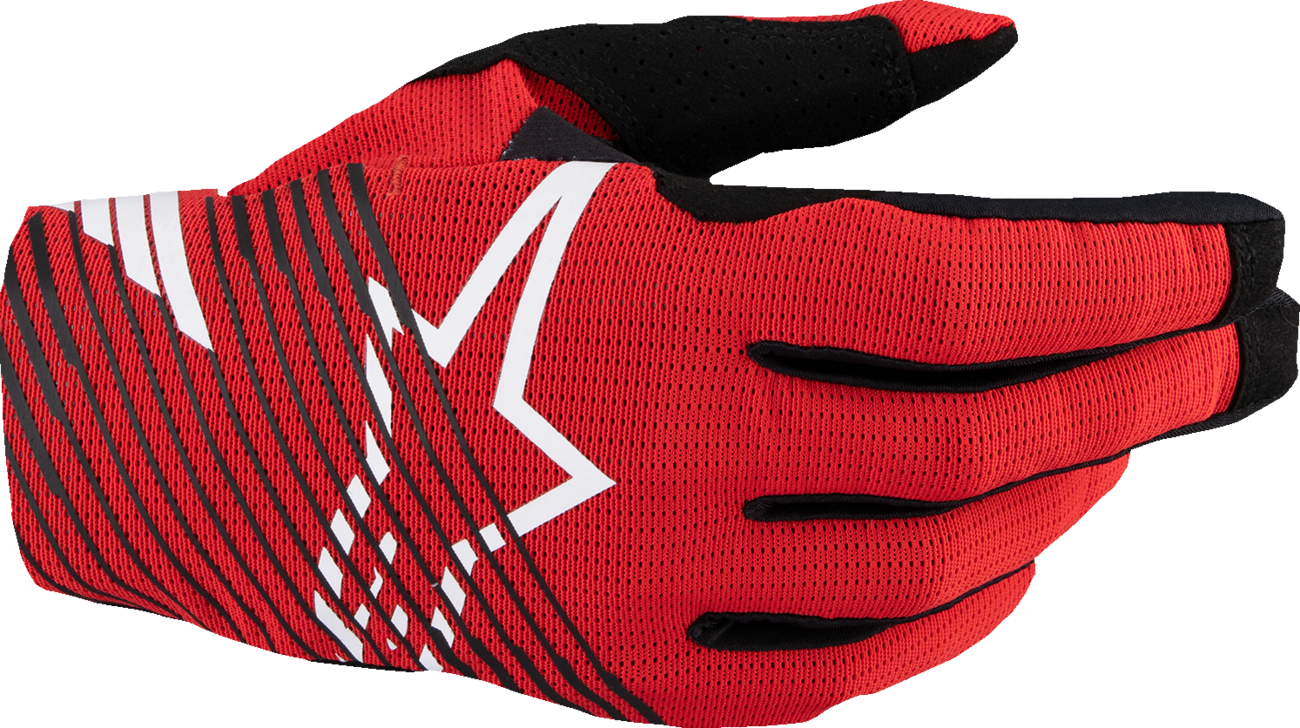 Alpinestars Radar Pro MX Gloves - Bright Red, Medium (Part Number 3560325-3010-M)