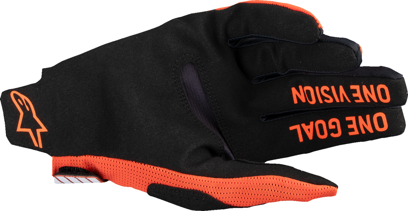 Alpinestars Radar Pro MX Gloves - Hot Orange, Small