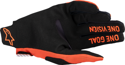 Alpinestars Radar Pro MX Gloves - Hot Orange, Small