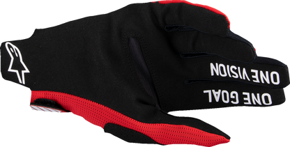 Alpinestars Radar Pro MX Gloves - Bright Red, Extra Large (Part No. 3560325-3010-XL)