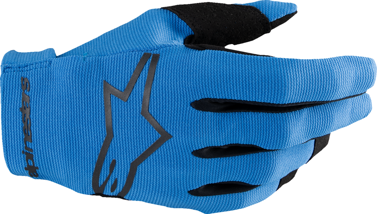 Alpinestars Radar MX Gloves 2XL Blue/Black - Durable Motorcycle Gloves with Touchscreen Compatibility