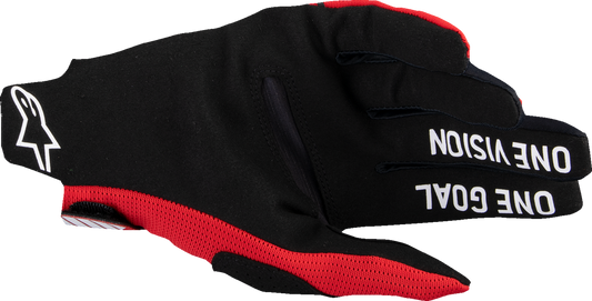 Alpinestars Radar Pro MX Gloves - Bright Red, 2XL - Enhanced Performance and Comfort