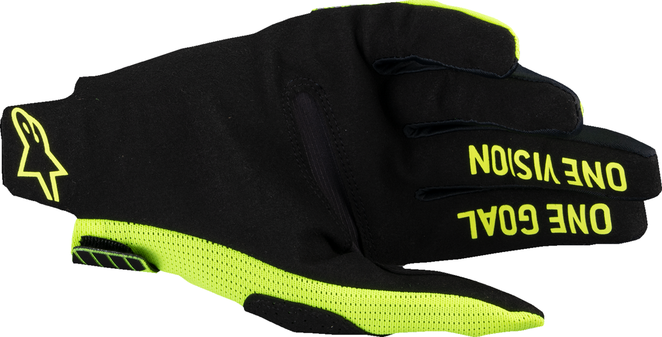 Alpinestars Radar Pro MX Gloves - Fluo Yellow - Small