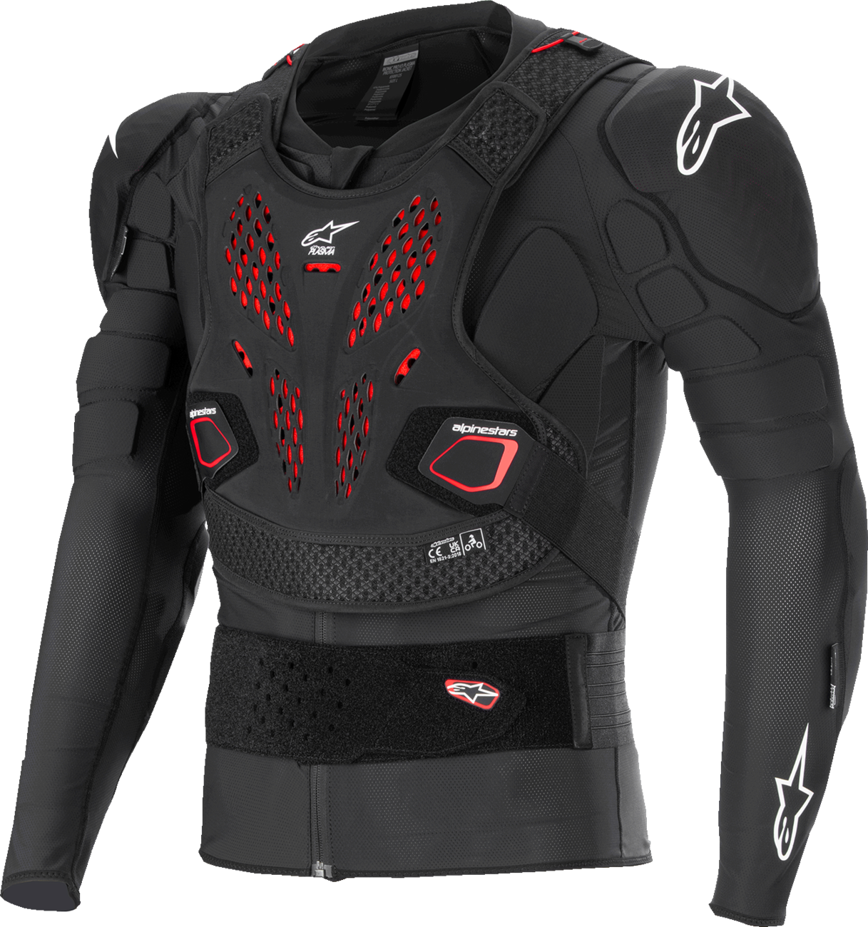 Alpinestars Bionic Pro v3 Plasma Protection Jacket - Black/Red/White - XL 6500125-132-XL