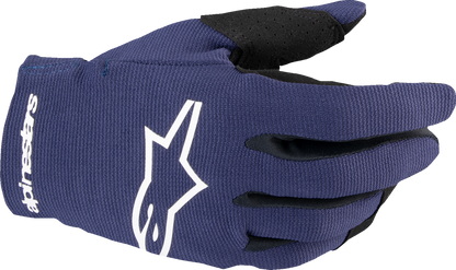 Alpinestars Youth Radar MX Gloves Night Navy/White XS – Durable and Comfortable Motorcycle Gloves