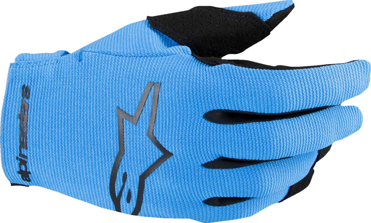 Alpinestars Youth Radar MX Gloves - Blue/Black, Size XS - Part Number 3541824-713-XS