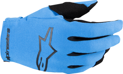 Alpinestars Youth Radar MX Gloves - Blue/Black, Size XS - Part Number 3541824-713-XS