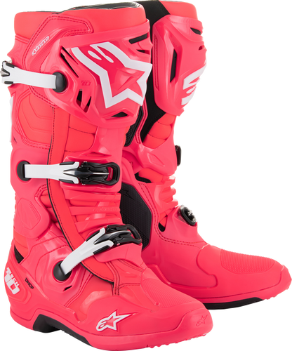 ALPINESTARS Tech 10 Boots - Diva Pink/White - US 9 / EU 43 2010020-3812-9