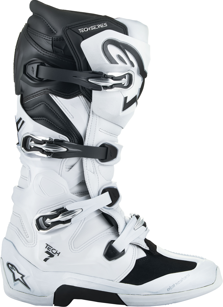 ALPINESTARS Tech 7 Boots - White/Black - US 14 / EU 49.5 2012025-21-14