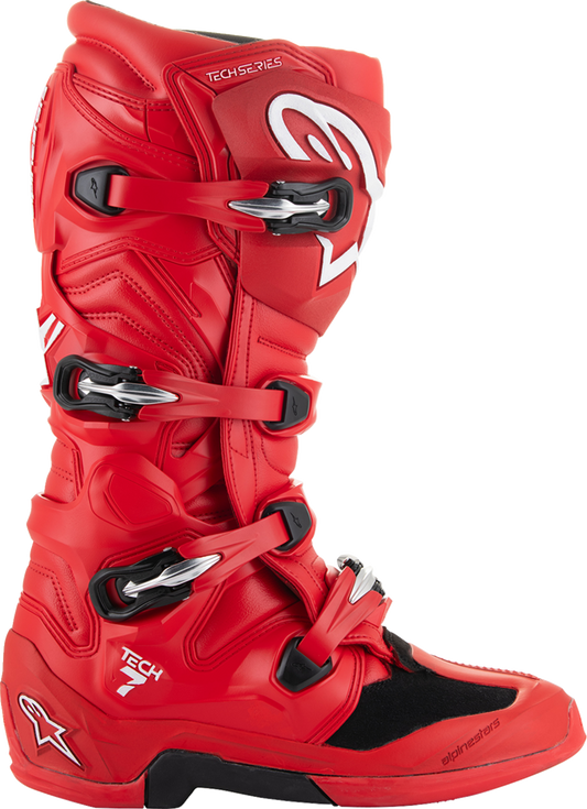 ALPINESTARS Tech 7 Boots - Bright Red - US 7 / EU 40.5 2012025-3010-7