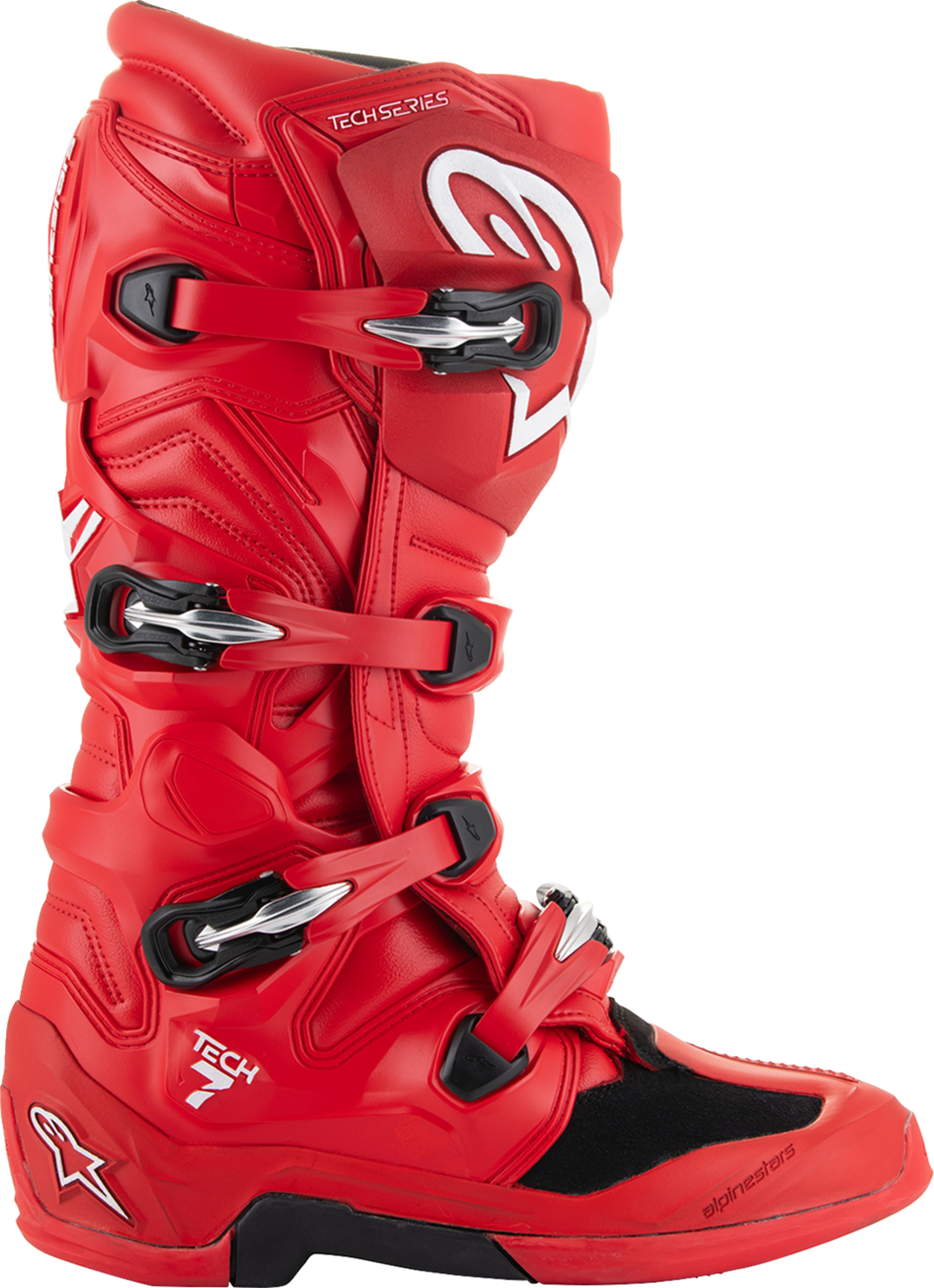 ALPINESTARS Tech 7 Boots - Bright Red - US 11 / EU 45.5 2012025-3010-11