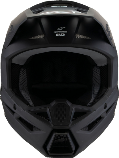 ALPINESTARS Youth SM3 Helmet - Solid - Matte Black - Medium 8302225-110-YM