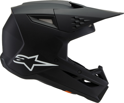 ALPINESTARS Youth SM3 Helmet - Solid - Matte Black - Medium 8302225-110-YM