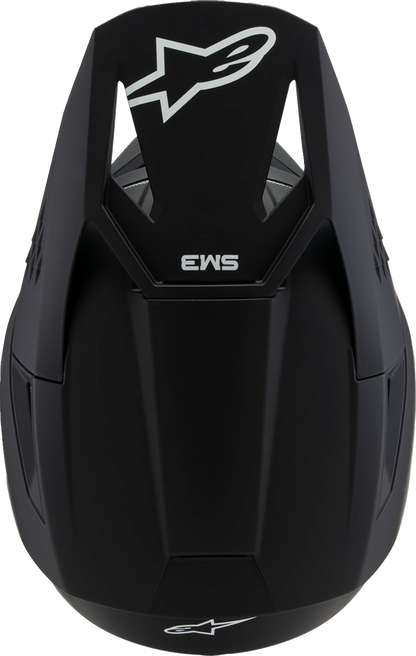 ALPINESTARS Youth SM3 Helmet - Solid - Matte Black - Medium 8302225-110-YM