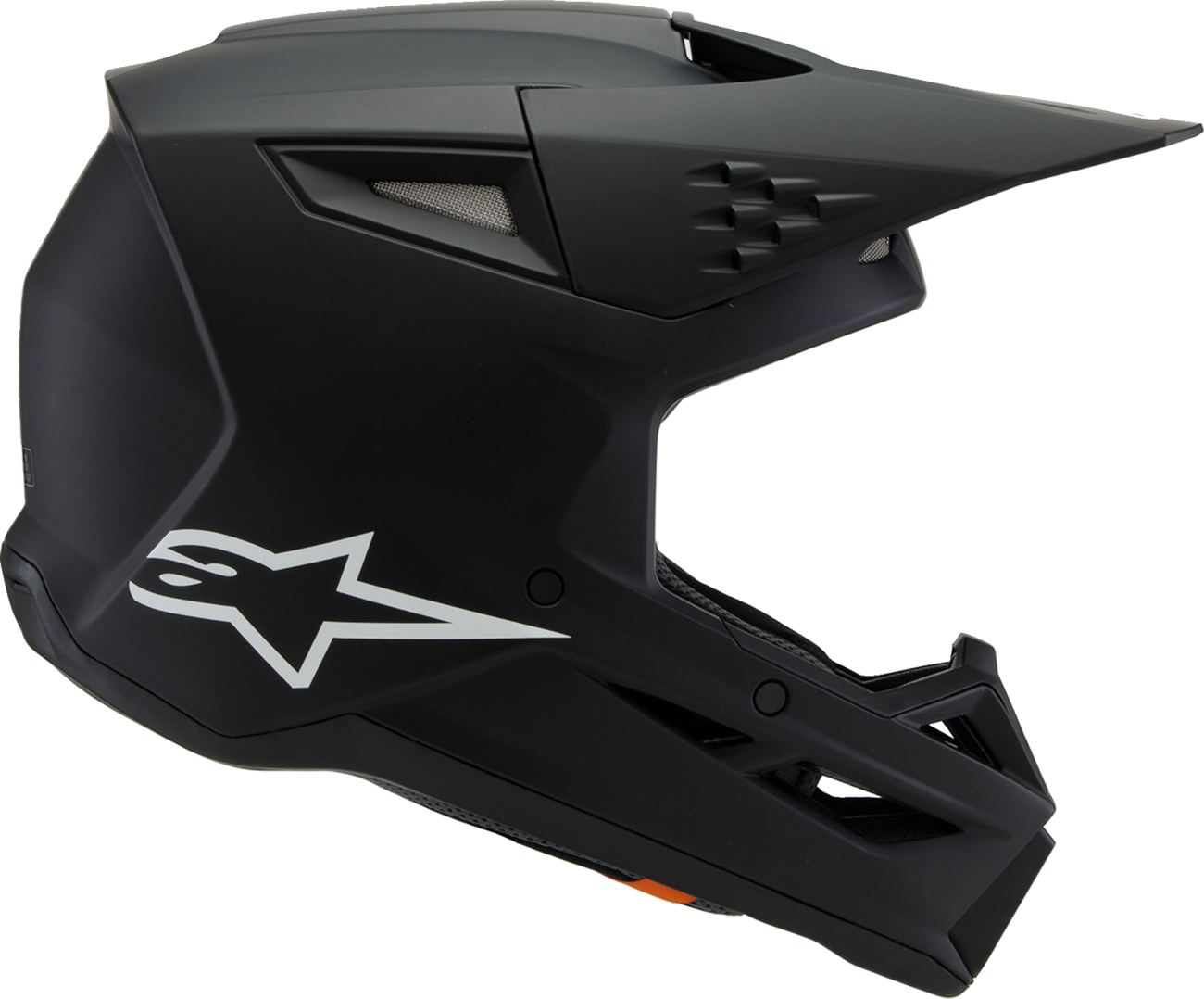 Alpinestars Youth SM3 Helmet - Solid Matte Black, Small (Part No. 8302225-110-YS)