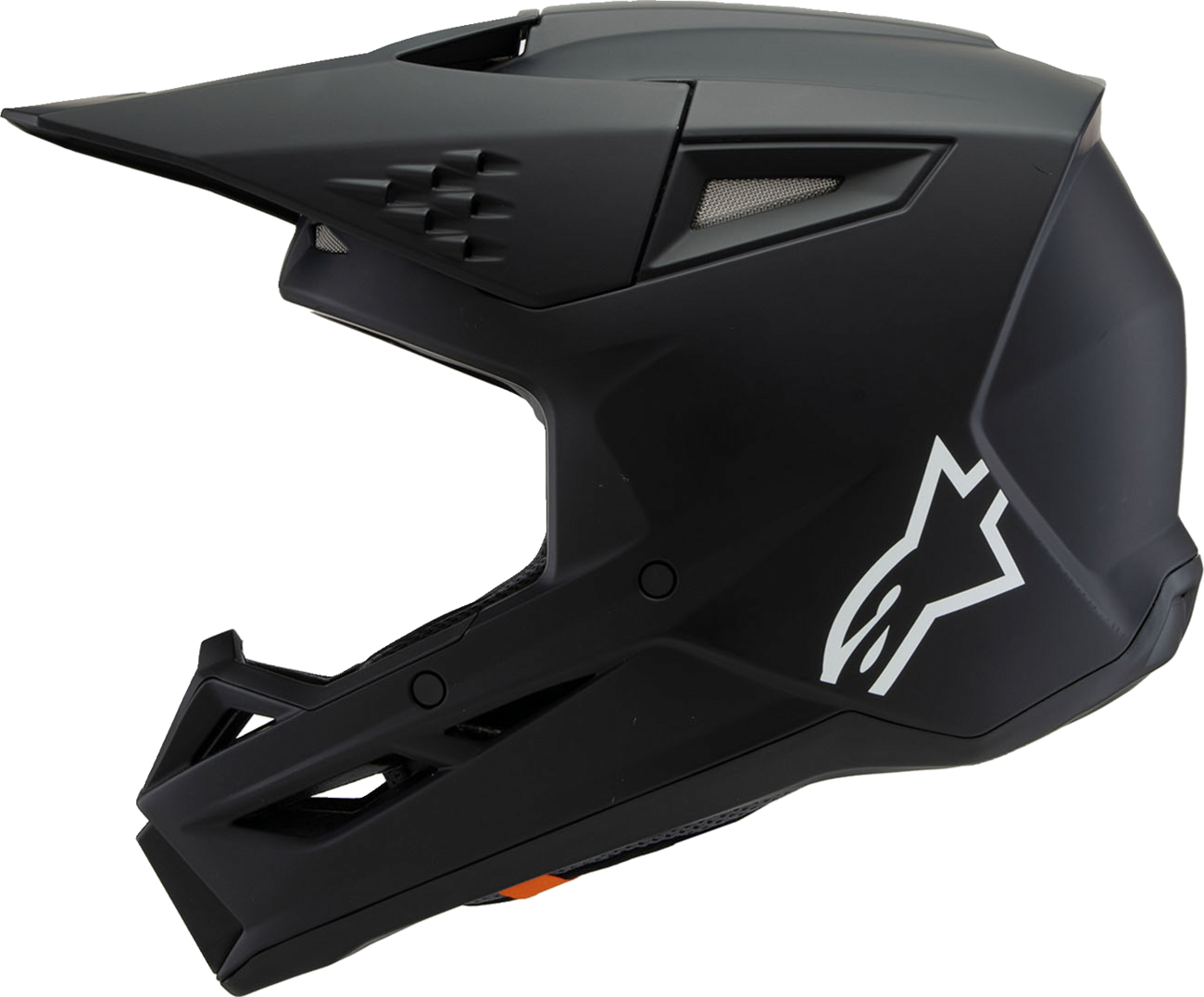 Alpinestars Youth SM3 Helmet - Solid Matte Black, Small (Part No. 8302225-110-YS)