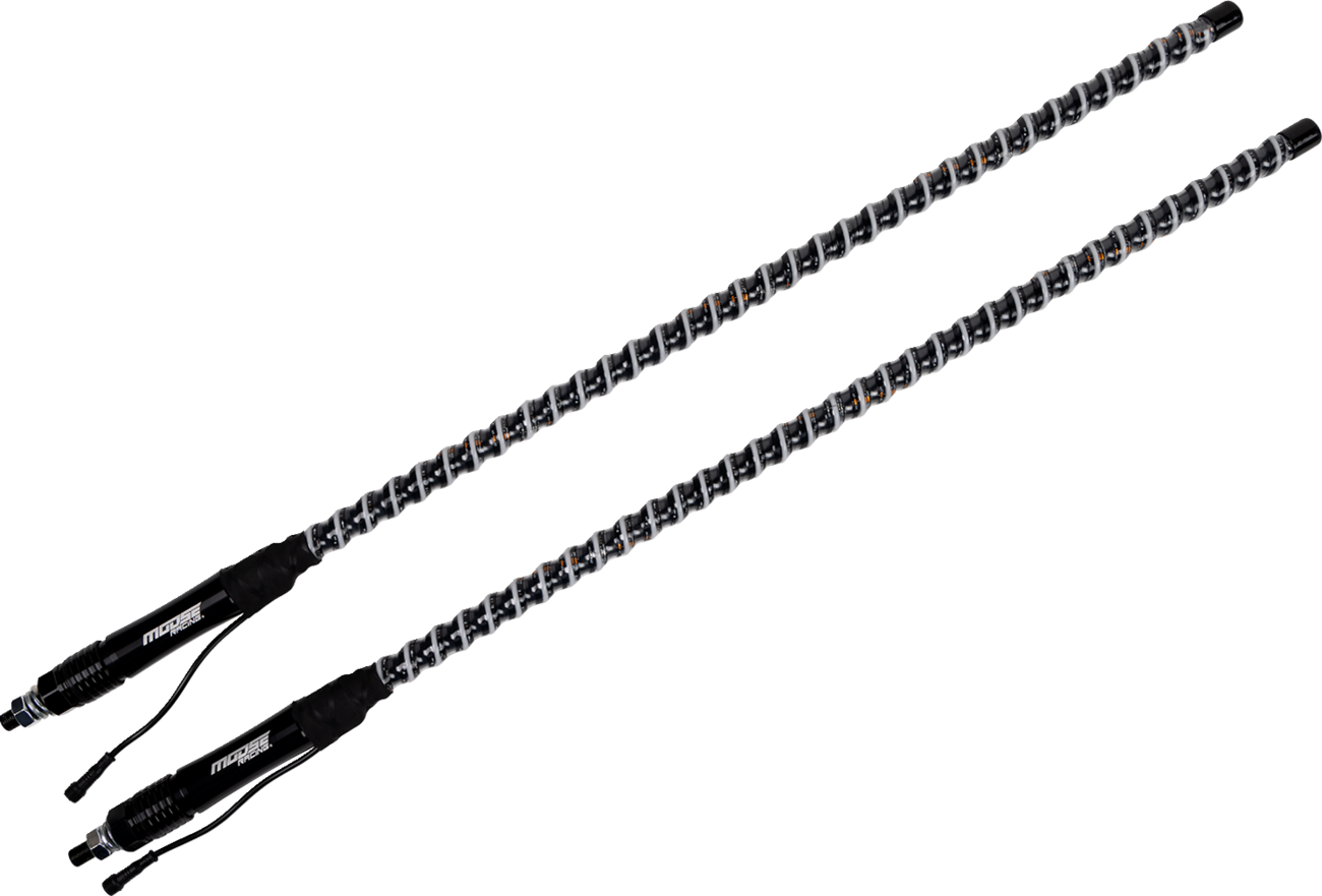 MOOSE Offroad Quick Disconnect Whip Light - 3 ft COB LED with Bluetooth and Remote Control - Part QD-COBBTR-132-PU