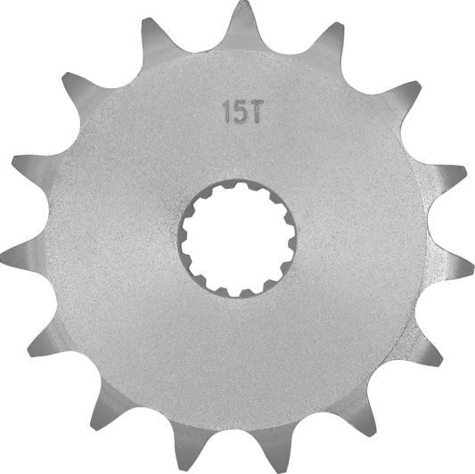 Moose Offroad Yamaha 26-4137-15CRMO Front Sprocket - 15 Tooth for Dirt, ATV, and Adventure Bikes