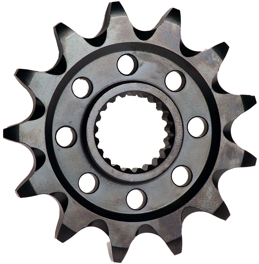RFX FXFS 32-14 99BK Front Pro Chain Sprocket in Steel, 14 Teeth, Black Finish