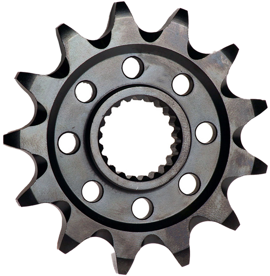 RFX FXFS 32-14 99BK Front Pro Chain Sprocket in Steel, 14 Teeth, Black Finish