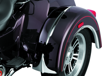 Kuryakyn Rear Fender Accents Leading Edge for Harley Davidson Tri Glide Ultra Classic and Street Glide Trike