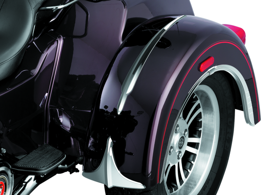 Kuryakyn Rear Fender Accents Leading Edge for Harley Davidson Tri Glide Ultra Classic and Street Glide Trike