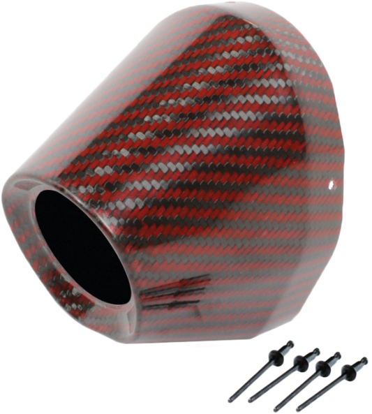 Exhaust Carbon End Cap