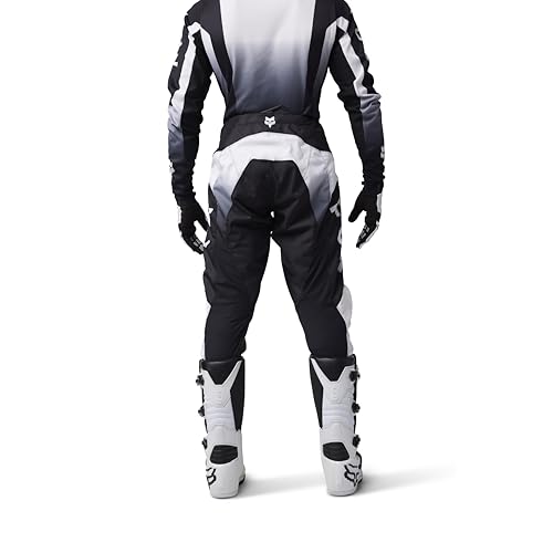 Fox Racing Men's 180 Motocross Dirt Bike Pant, Black/White Lean, 30