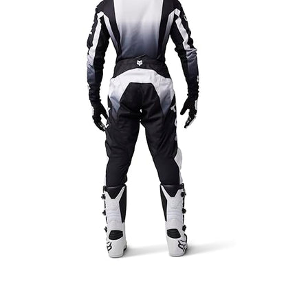 Fox Racing Men's 180 Motocross Dirt Bike Pant, Black/White Lean, 30
