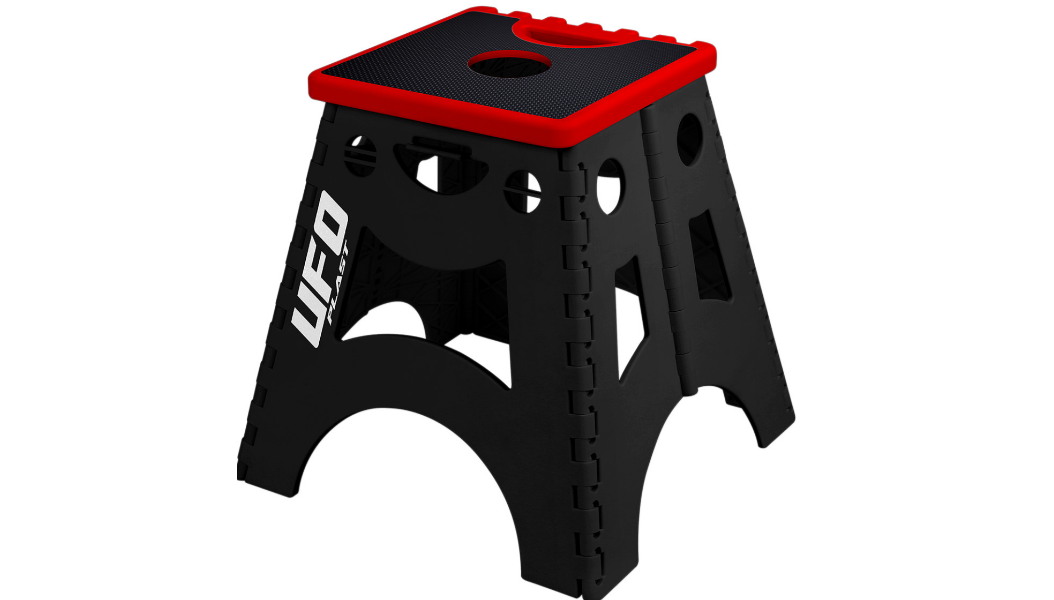 UFO Folding Bike Stand - Model AC02428#B, Black and Red