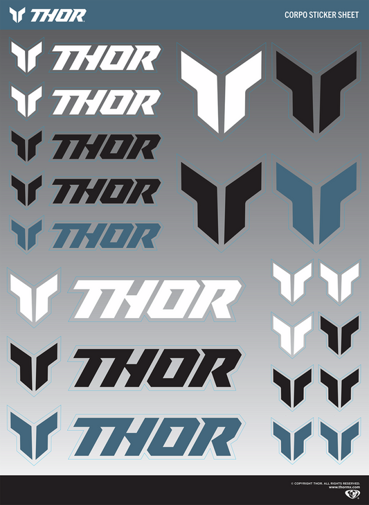 THOR Decal Sheet 4320-2594 for Custom Vehicle and Equipment Graphics