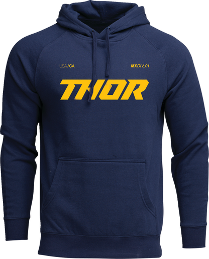 THOR Brave Pullover Hoodie - Navy - Medium by THOR, Part Number 3050-6985